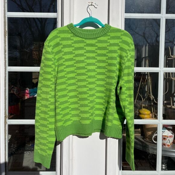 Lisa Says Gah College Crew Bocce Court Sweater NWT - Picture 8 of 8